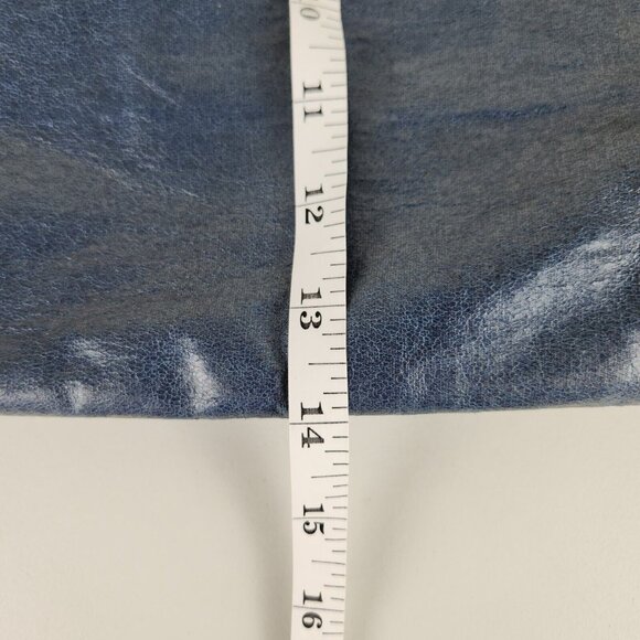 Stella McCartney Shoulder Bag Womens Blue Falabella Metallic Shaggy Deer Chain - Picture 6 of 12